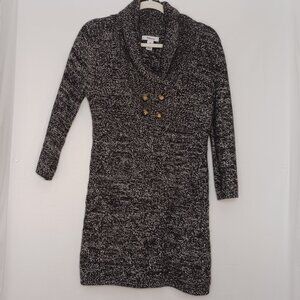 Women's Style & Co. Grey/Black Sweater Midi Dress Size‎ Medium